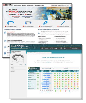 website screenshots