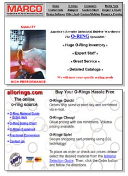 website screenshots