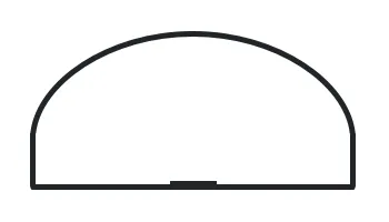 Fabric Over Foam Gasket Cross Section