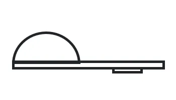 Fabric Over Foam Gasket P Cross Section