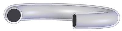 Hollow Teflon PTFE Enccapsulated O-ring