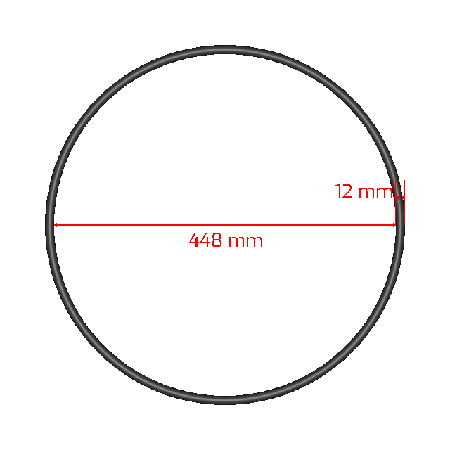 B100012X448 Metric Orings