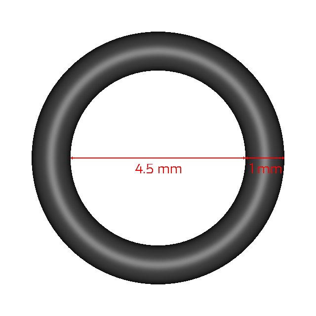 1 olas anillo obturador/simmerring nbr70 13x28x7-13/28/7 mm as = qué = basl = TC 