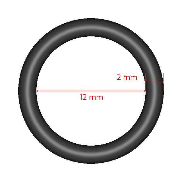 Niete - 12mm Ring der O