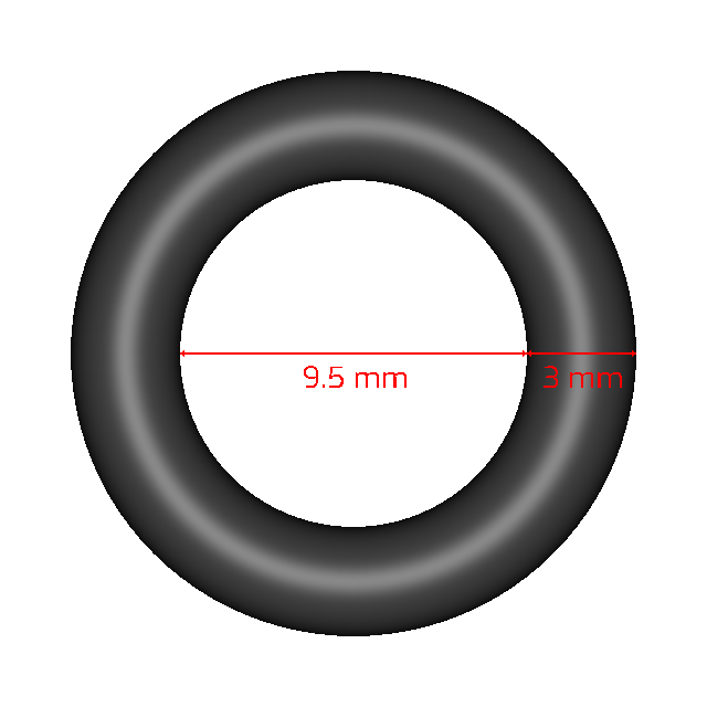 B10003X9.5 Metric Orings