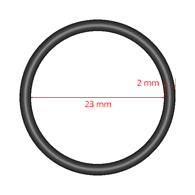Mr O-Ring 1X1.5 Metric Nitrile O-Ring - 90A Durometer, 1.5 mm ID, 3.5 mm  OD, 1 mm CS, Black (Pack of 250)