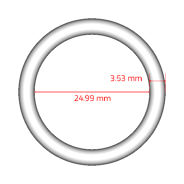 Chemraz® 592-214 O-rings AS568-214