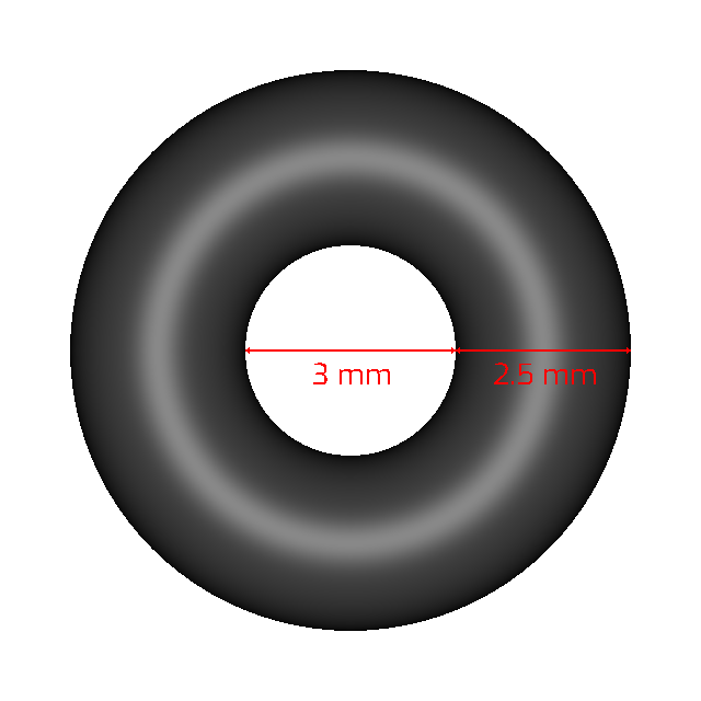 E1054 2 5X3 Metric O rings e1054-2-5x3-metric-o-rings