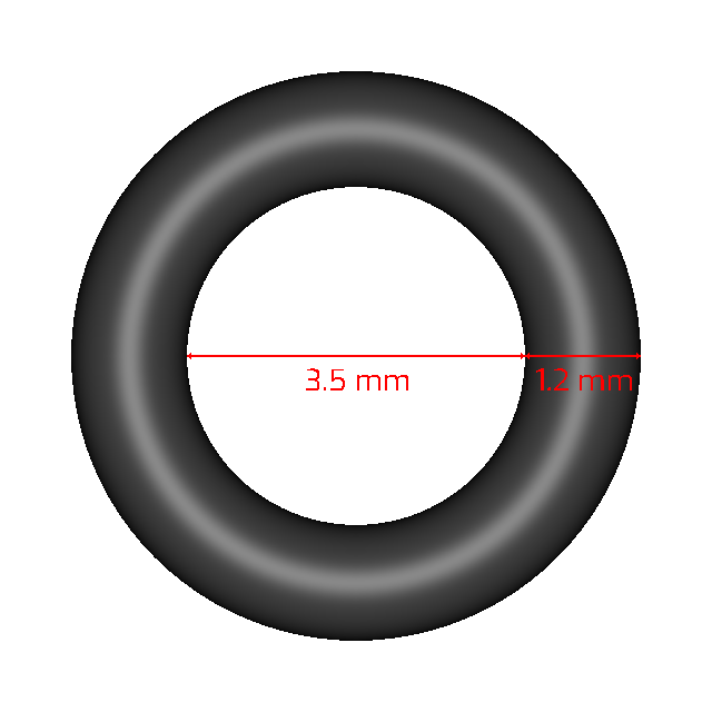 E1055 1 2X3 5 Metric O rings