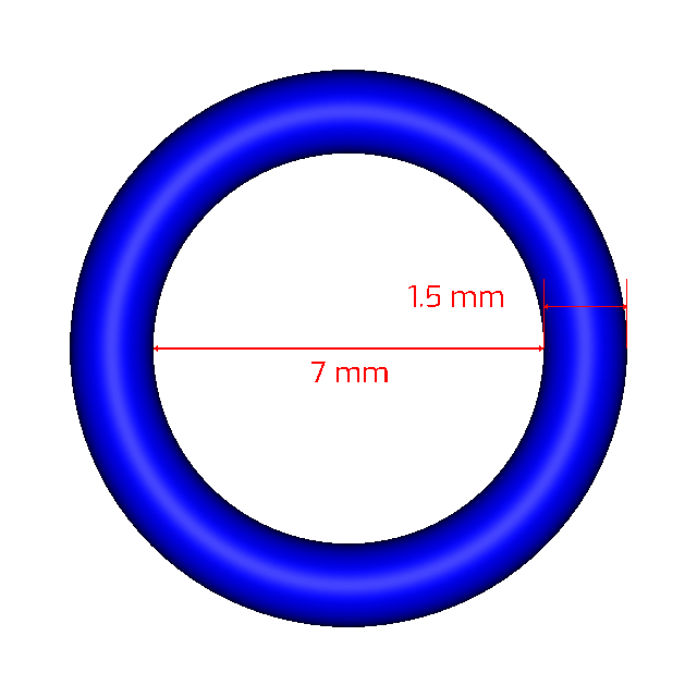 F10001.5X7 Metric Orings