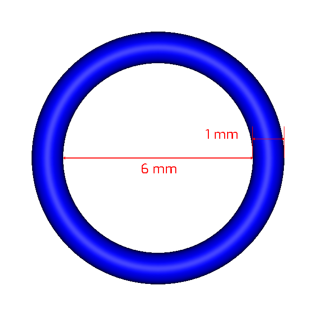 F10001X6 Orings JIS B 2401 SS060
