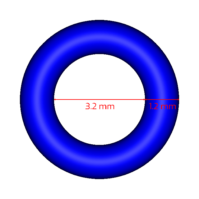 F1003 1 2X3 2 Metric O rings f1003-1-2x3-2-metric-o-rings