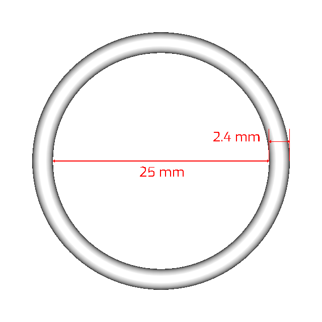 Kalrez® 2037-2.40X25.00 Metric O-rings