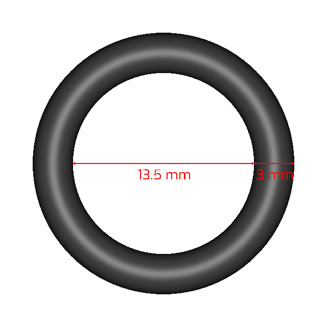 N1000-3X13.5 Metric O-rings