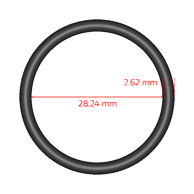 20.29x2.62 mm FPM/VITON 90 AS117