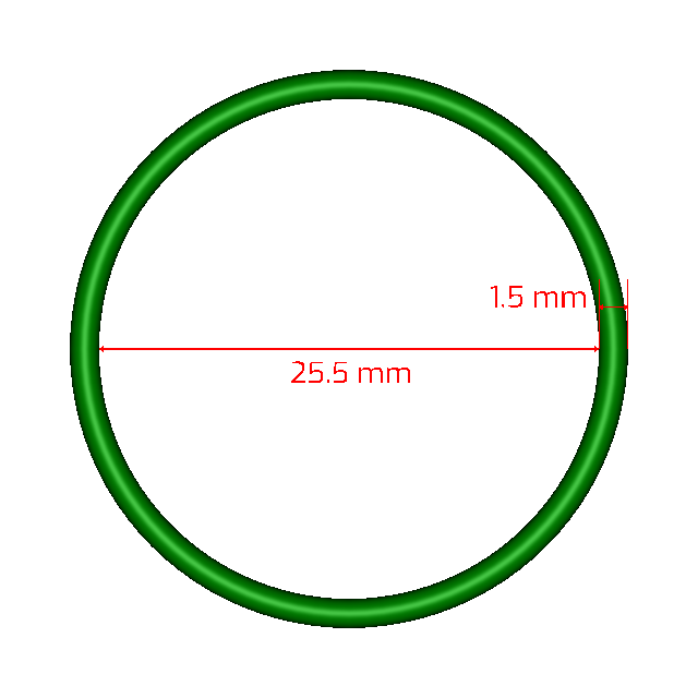 R1000 1 5X25 5 Metric O rings
