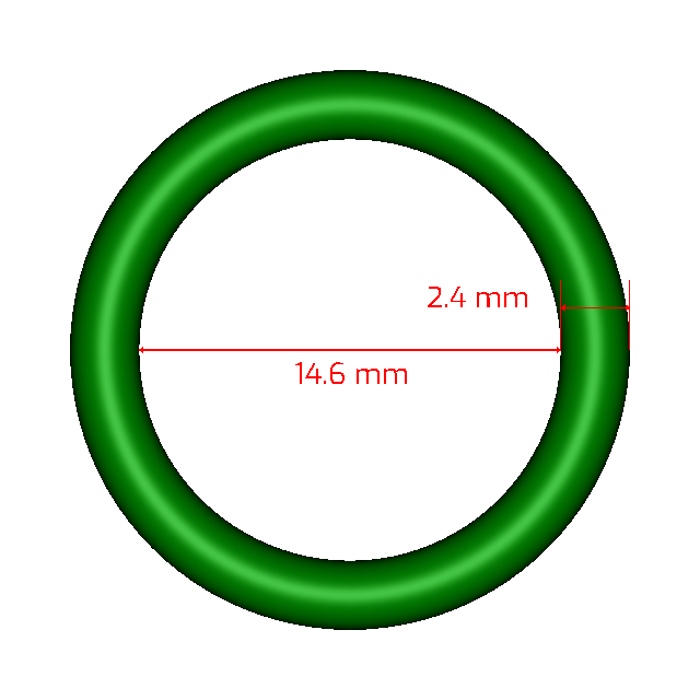 R10002.4X14.6 Metric Orings