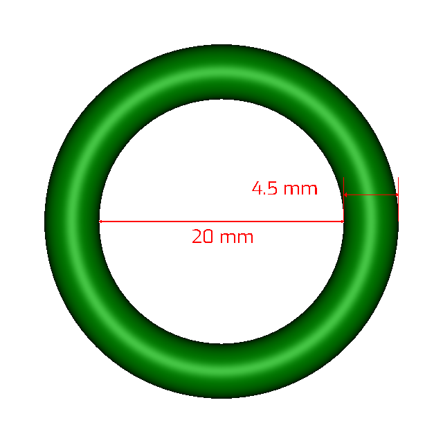 R10004.5X20 Metric Orings