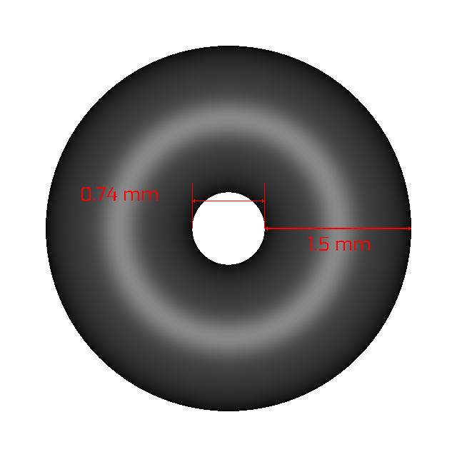 R1010-1.5X.74 Metric O-rings