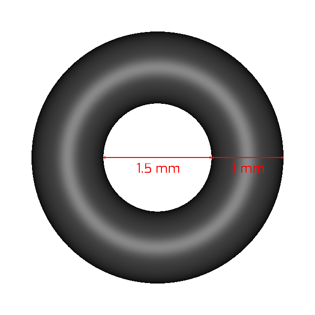 R1010-1X1.5 O-rings JIS B 2401 SS015