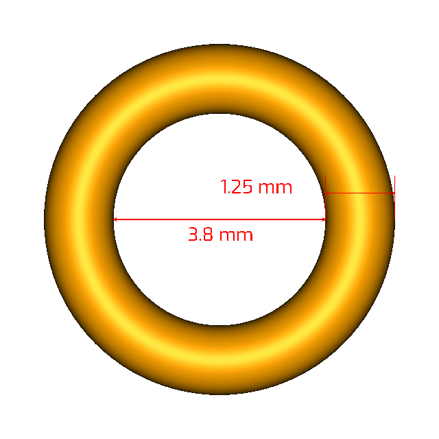 S1000 1 25X3 8 Metric O rings s1000-1-25x3-8-metric-o-rings
