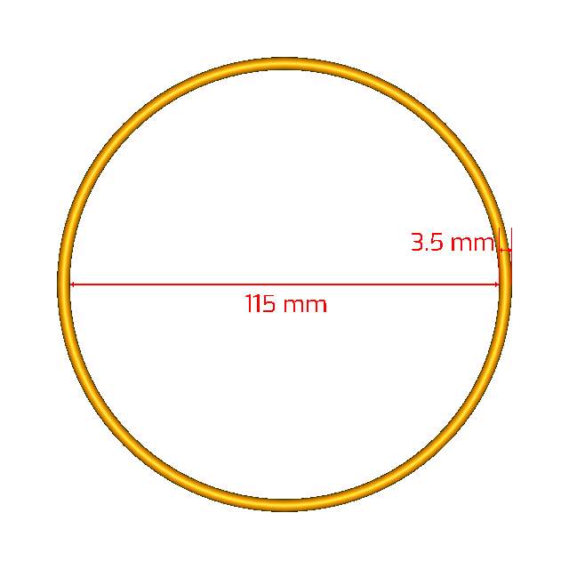 S1000 3 5X115 Metric O rings