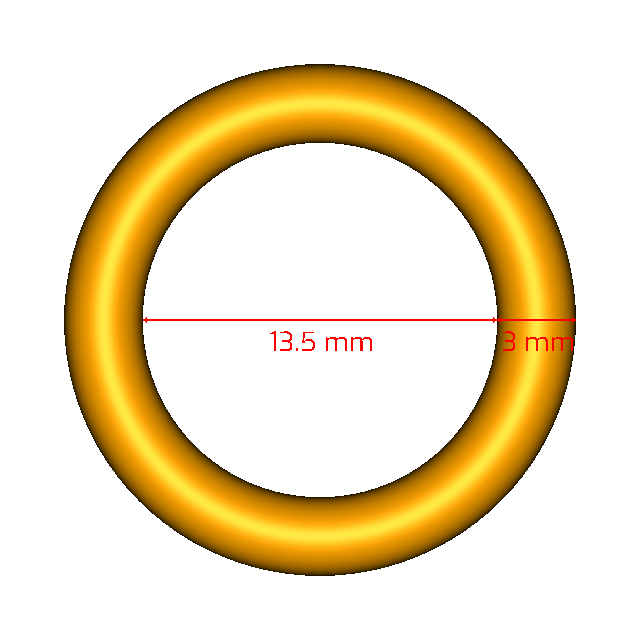 S10003X13.5 Metric Orings