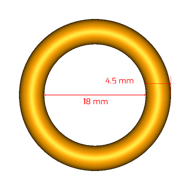S1000 4 5X18 Metric O rings s1000-4-5x18-metric-o-rings