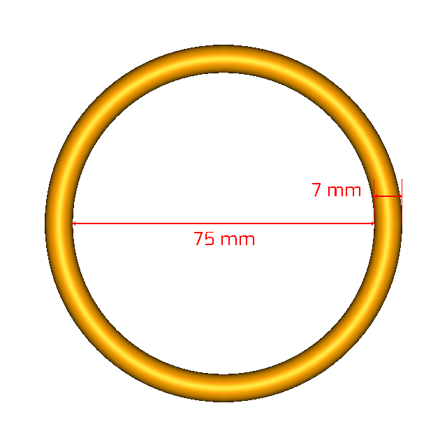 S1000-7X75 Metric O-rings