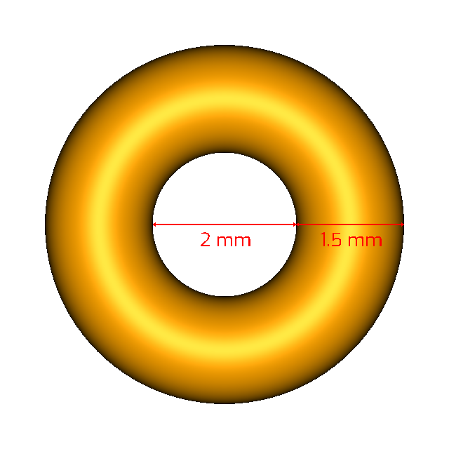 S1001 S1001-1.5X2 Metric O-rings