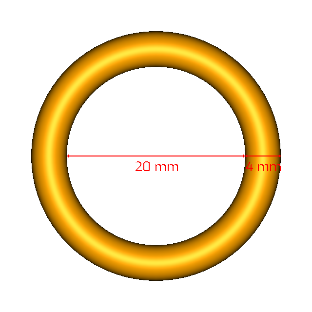 S1001 4x20 metric o rings