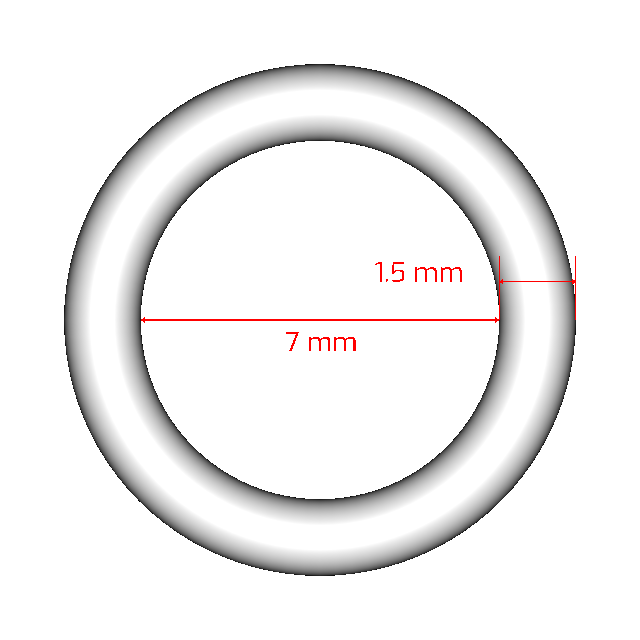 S10121.5X7 Metric Orings