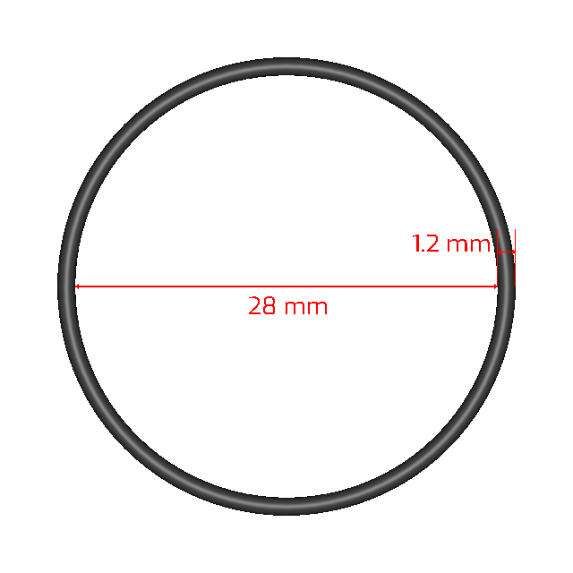 V10001.2X28 Metric Orings