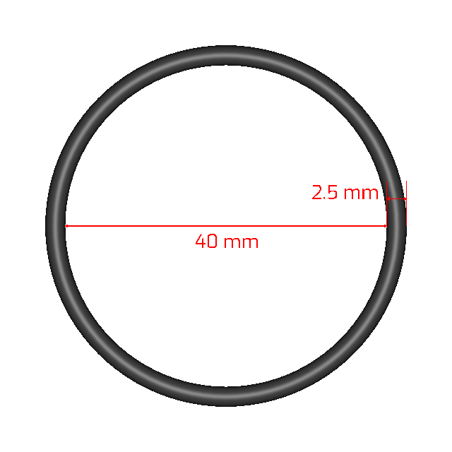 V1000 2 5X40 Metric O rings