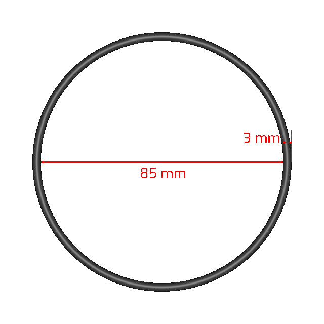 V10003X85 Metric Orings