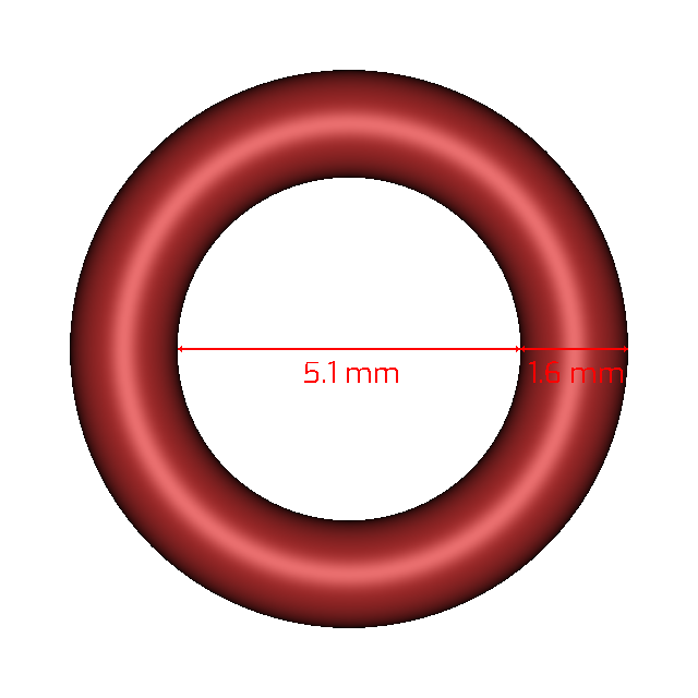 V10031.6X5.1 Metric Orings