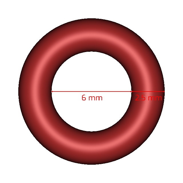 V1003 2 5X6 Metric O rings v1003-2-5x6-metric-o-rings