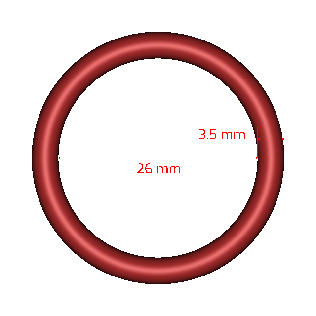 V1003 3 5X26 Metric O rings v1003-3-5x26-metric-o-rings