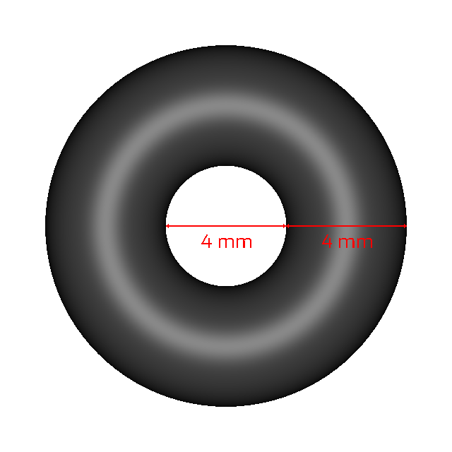 V1033-4X4 Metric O-rings