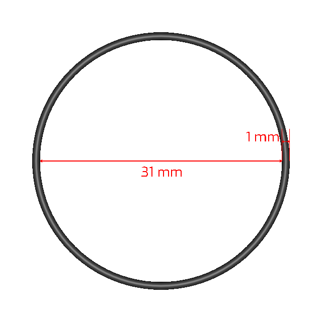 V10521X31 Metric Orings