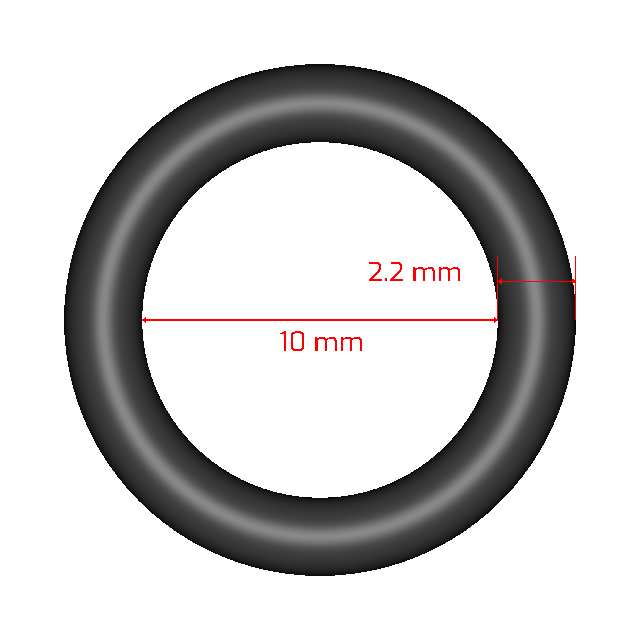 V1081 2.2X10 Metric O rings