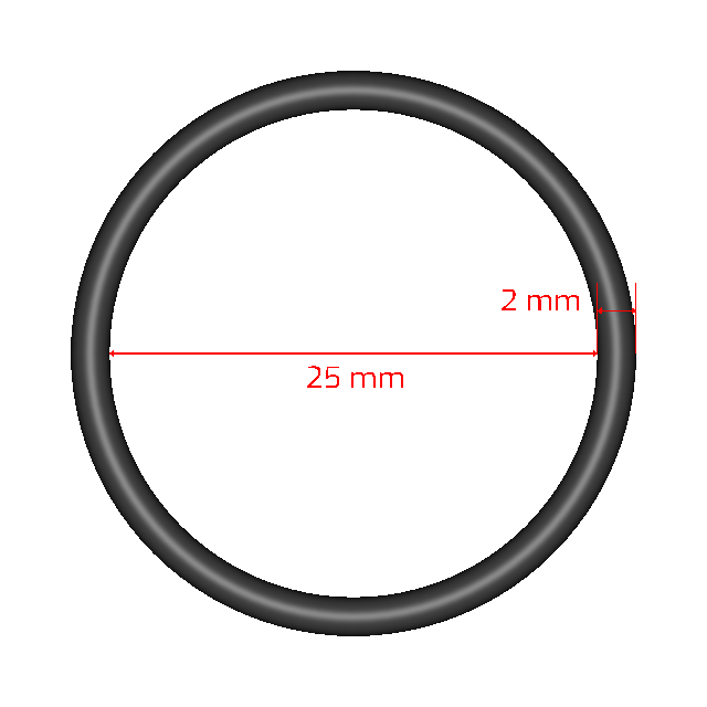 V1081 2X25 Metric O rings v1081-2x25-metric-o-rings