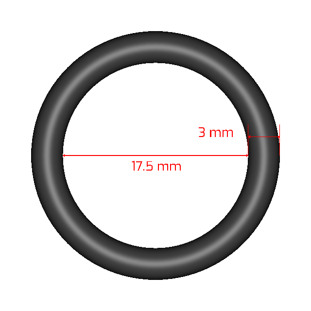 V1179-3X17.5 Metric O-rings