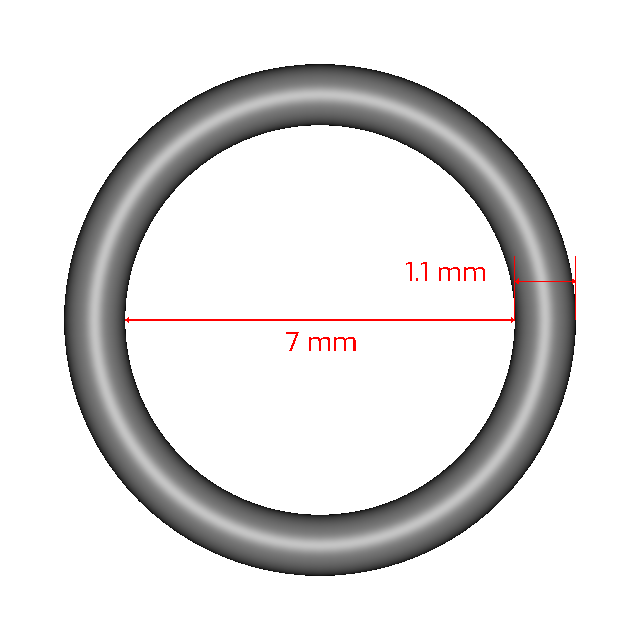 V11991.1X7 Metric Orings