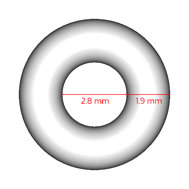 Markez® Z1407-1.90X2.80 O-rings JIS B 2401 P3